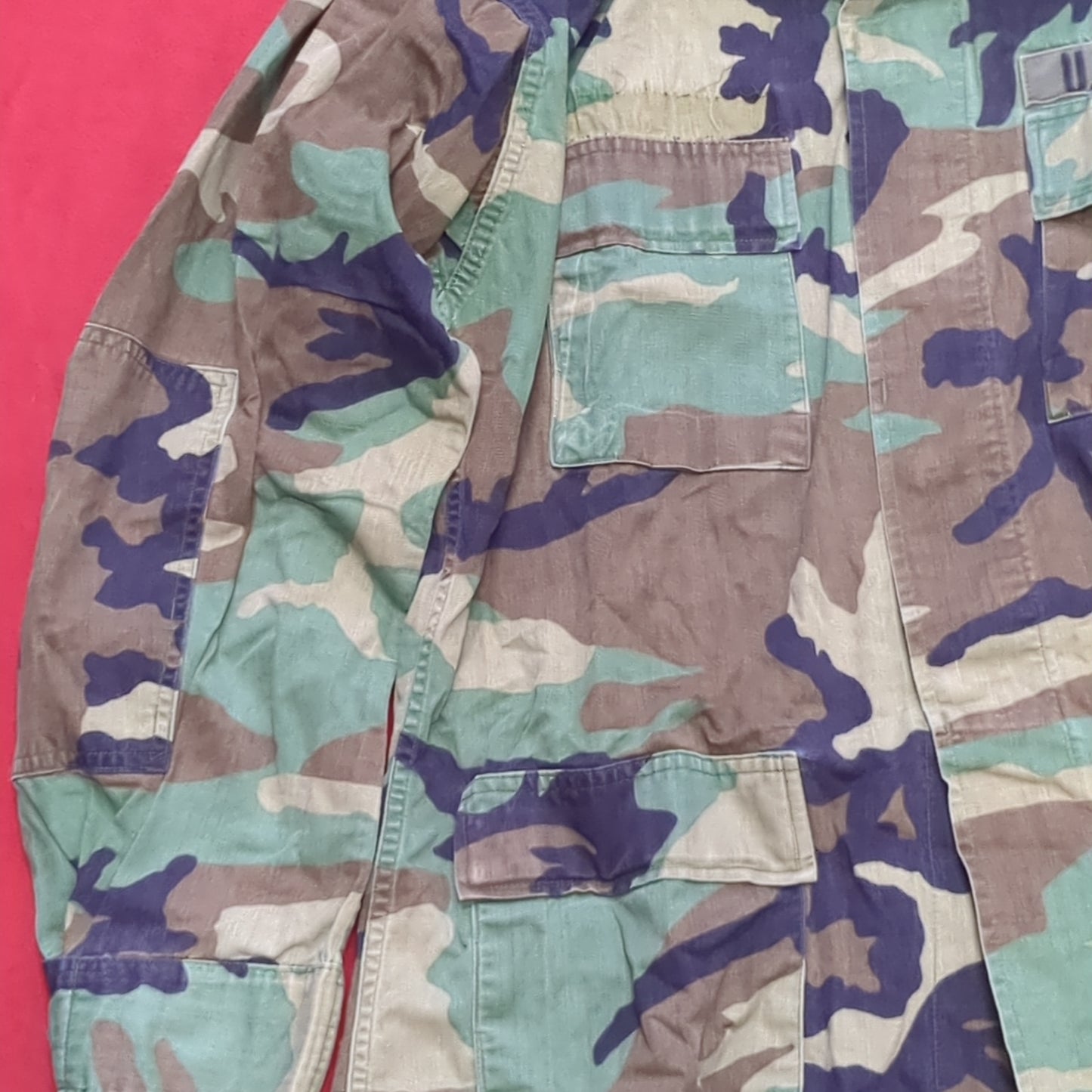 US Army LARGE REGULAR Uniform Top BDU WOODLAND Pattern (15o db8-6)