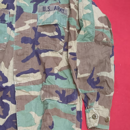 US Army LARGE REGULAR Uniform Top BDU WOODLAND Pattern (15o db8-6)