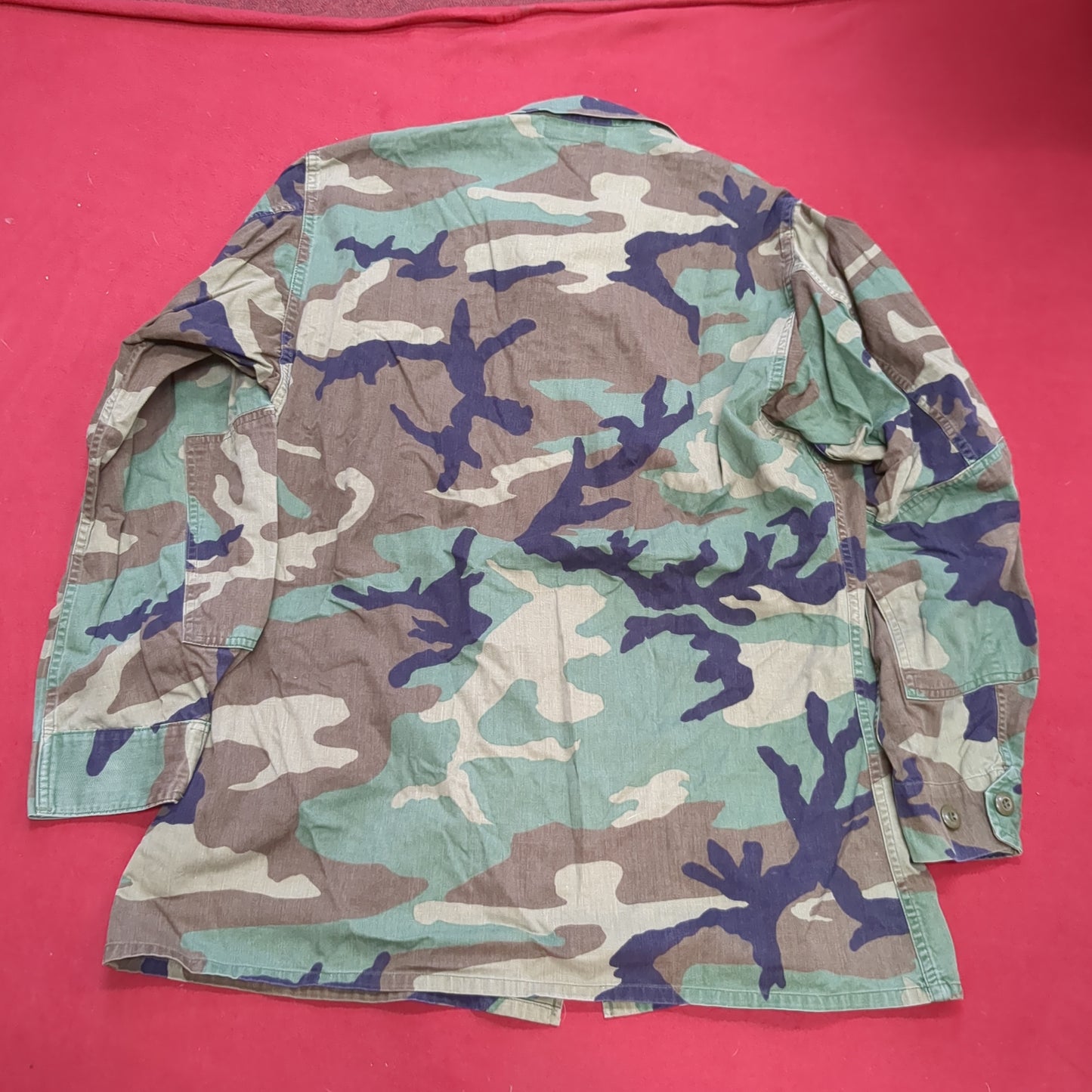 US Army LARGE REGULAR Uniform Top BDU WOODLAND Pattern (15o db8-6)
