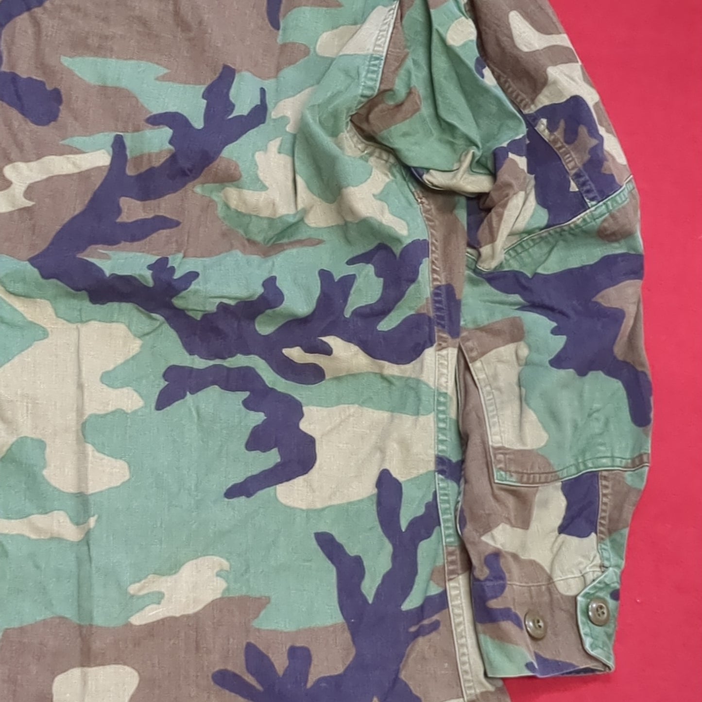 US Army LARGE REGULAR Uniform Top BDU WOODLAND Pattern (15o db8-6)
