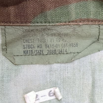 US Army LARGE REGULAR Uniform Top BDU WOODLAND Pattern (16o db09-2)