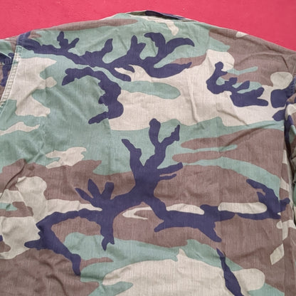 US Army LARGE REGULAR Uniform Top BDU WOODLAND Pattern (16o db09-2)