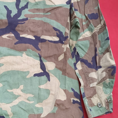 US Army LARGE REGULAR Uniform Top BDU WOODLAND Pattern (16o db09-2)