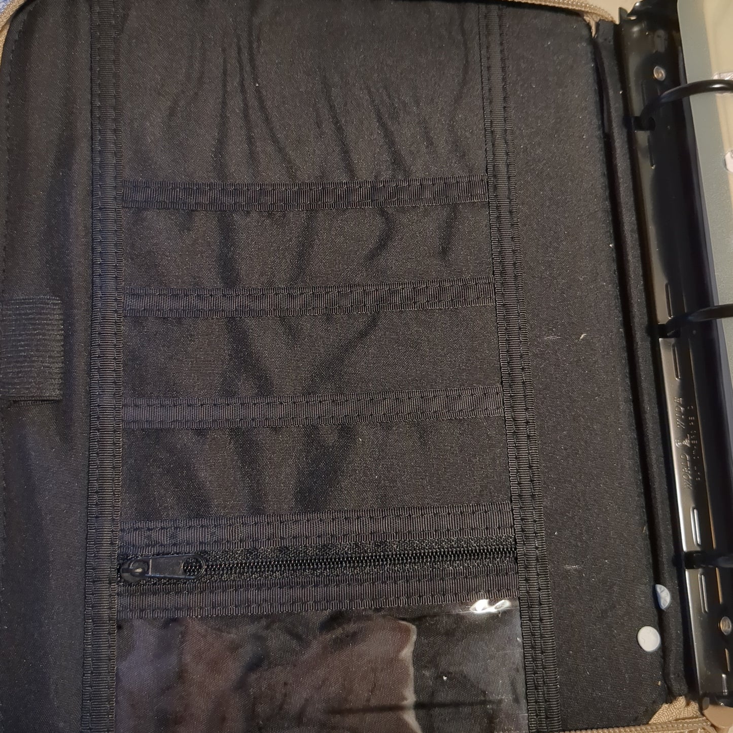 Vintage Tech Crash & Gov't SAFE DCU Zipper Covered Binder Calendar Notes Contacts (DCL da6-7)