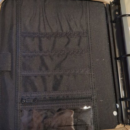Vintage Tech Crash & Gov't SAFE DCU Zipper Covered Binder Calendar Notes Contacts (DCL da6-7)