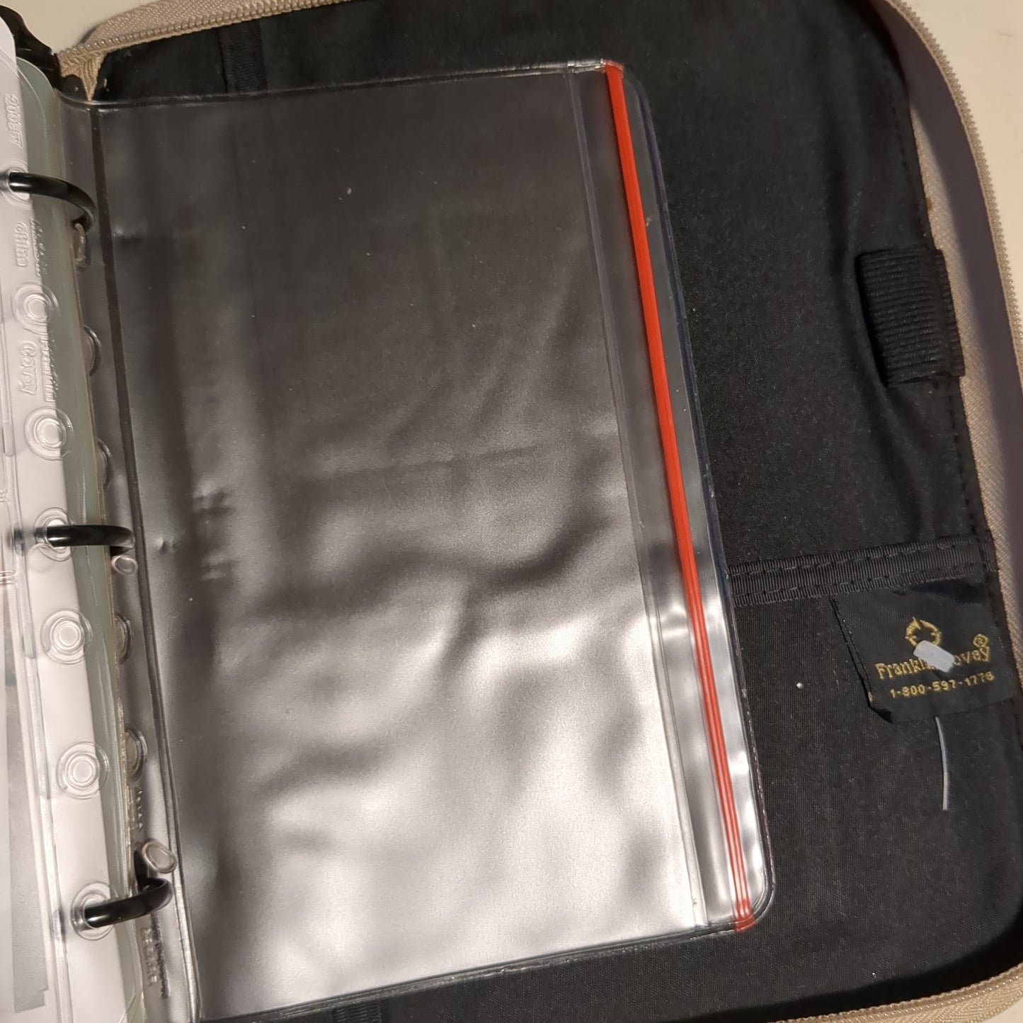 Vintage Tech Crash & Gov't SAFE DCU Zipper Covered Binder Calendar Notes Contacts (DCL da6-7)