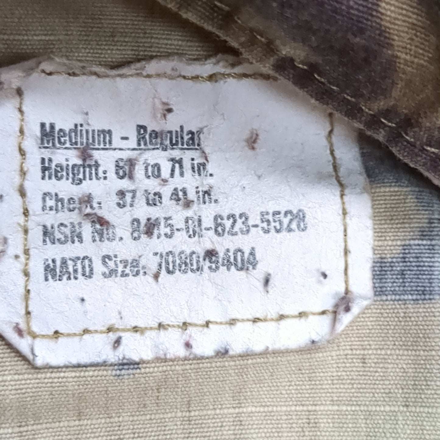US Army MEDIUM REGULAR Uniform Top OCP Pattern (19o da01-13)