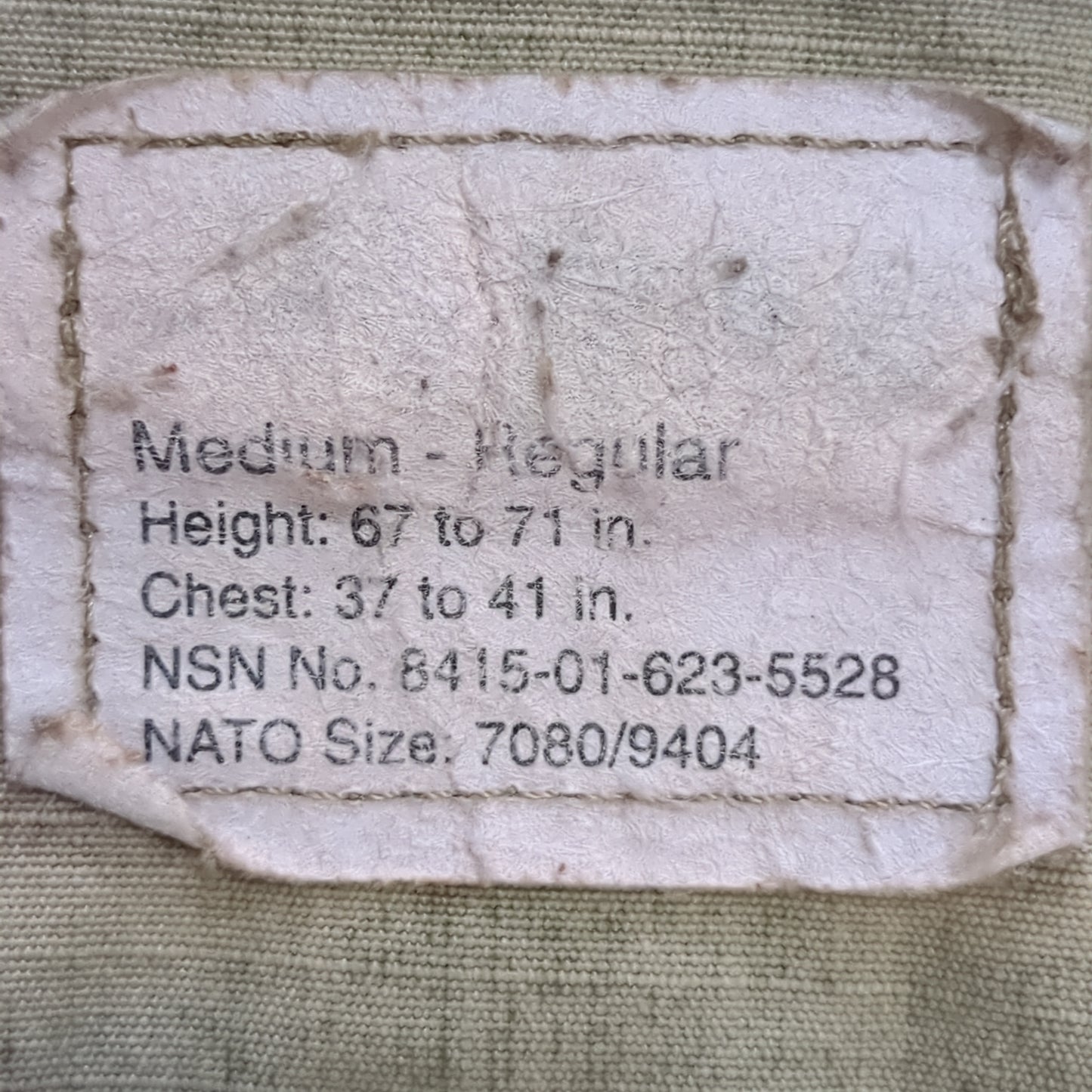 US Army MEDIUM REGULAR Uniform Top OCP Pattern (19o da01-15)