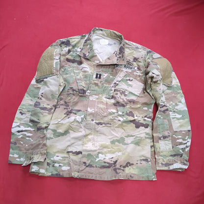 US Army MEDIUM LONG Uniform Top OCP Pattern Good Condition (18o db5-7)