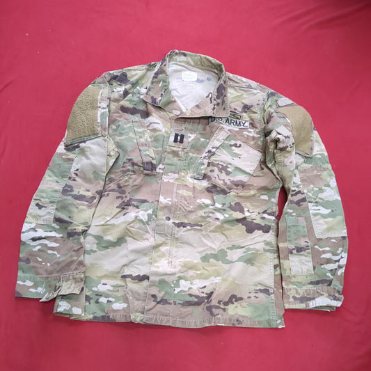 US Army MEDIUM LONG Uniform Top OCP Pattern Good Condition (18o db5-7)