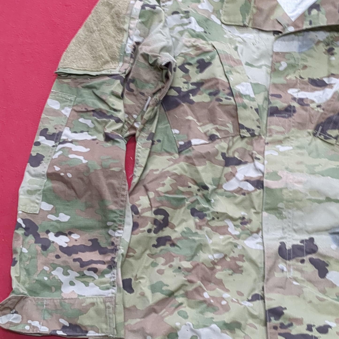 US Army MEDIUM LONG Uniform Top OCP Pattern Good Condition (18o db5-3)