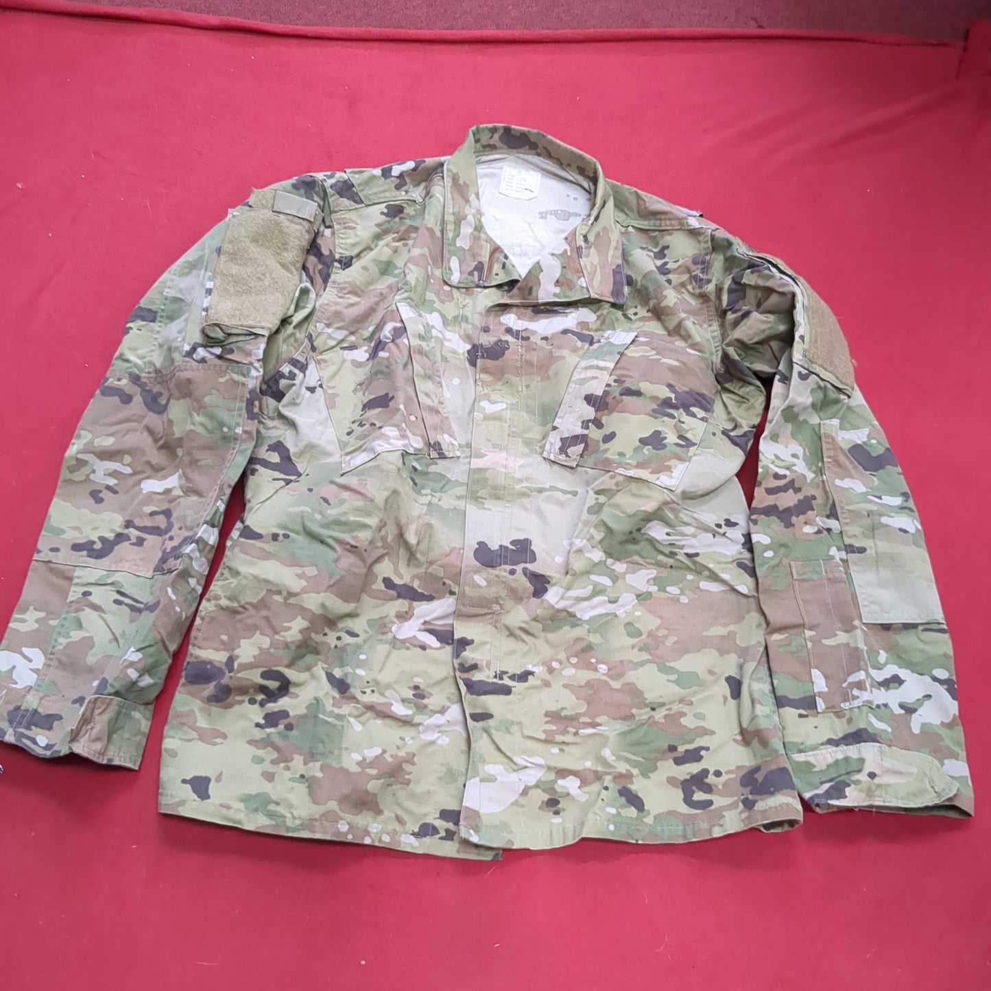 US Army MEDIUM LONG Uniform Top OCP Pattern Good Condition (18o db5-2)
