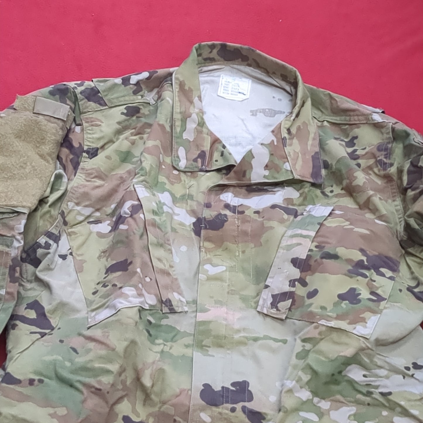 US Army MEDIUM LONG Uniform Top OCP Pattern Good Condition (18o db5-2)