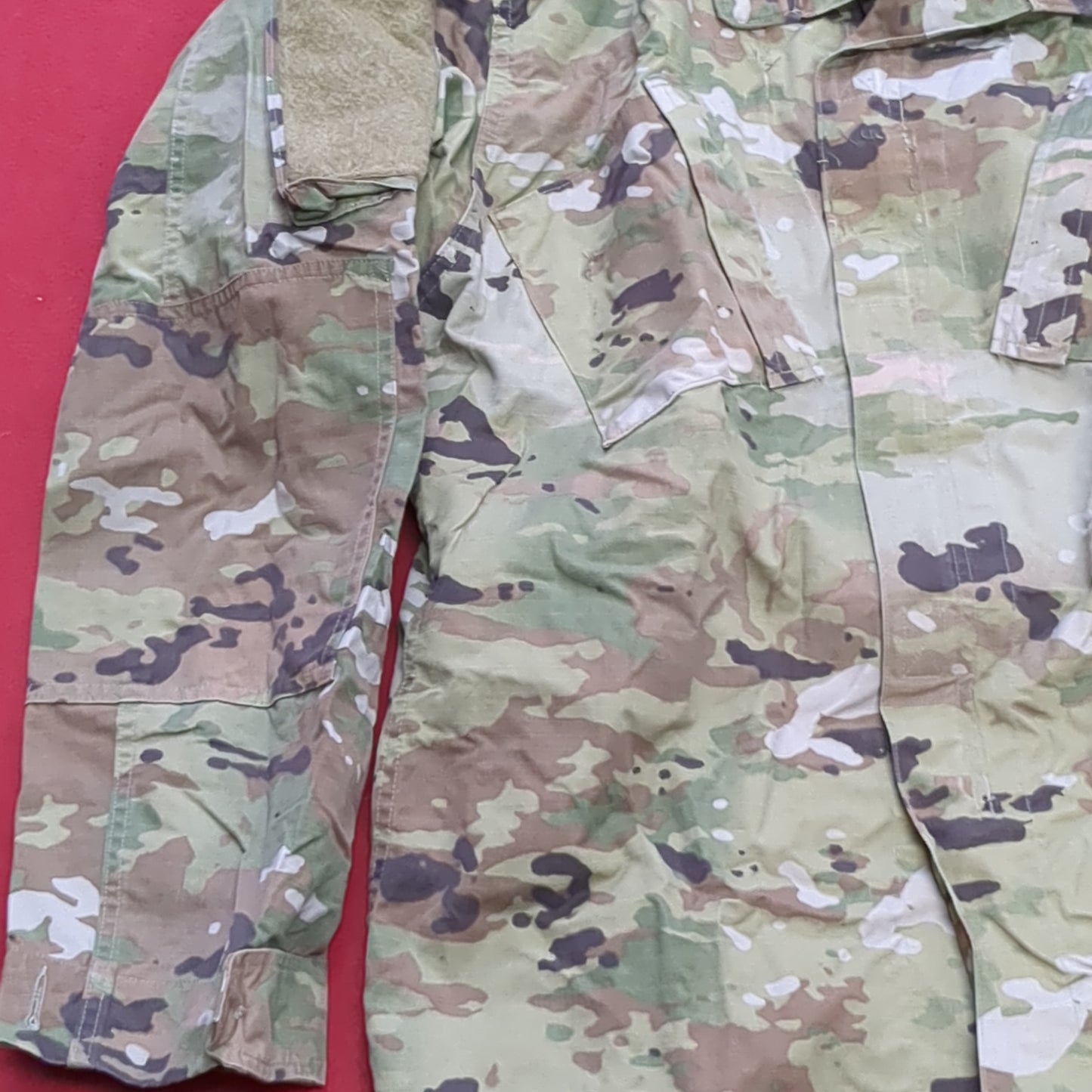US Army MEDIUM LONG Uniform Top OCP Pattern Good Condition (18o db5-2)