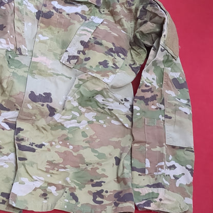 US Army MEDIUM LONG Uniform Top OCP Pattern Good Condition (18o db5-2)