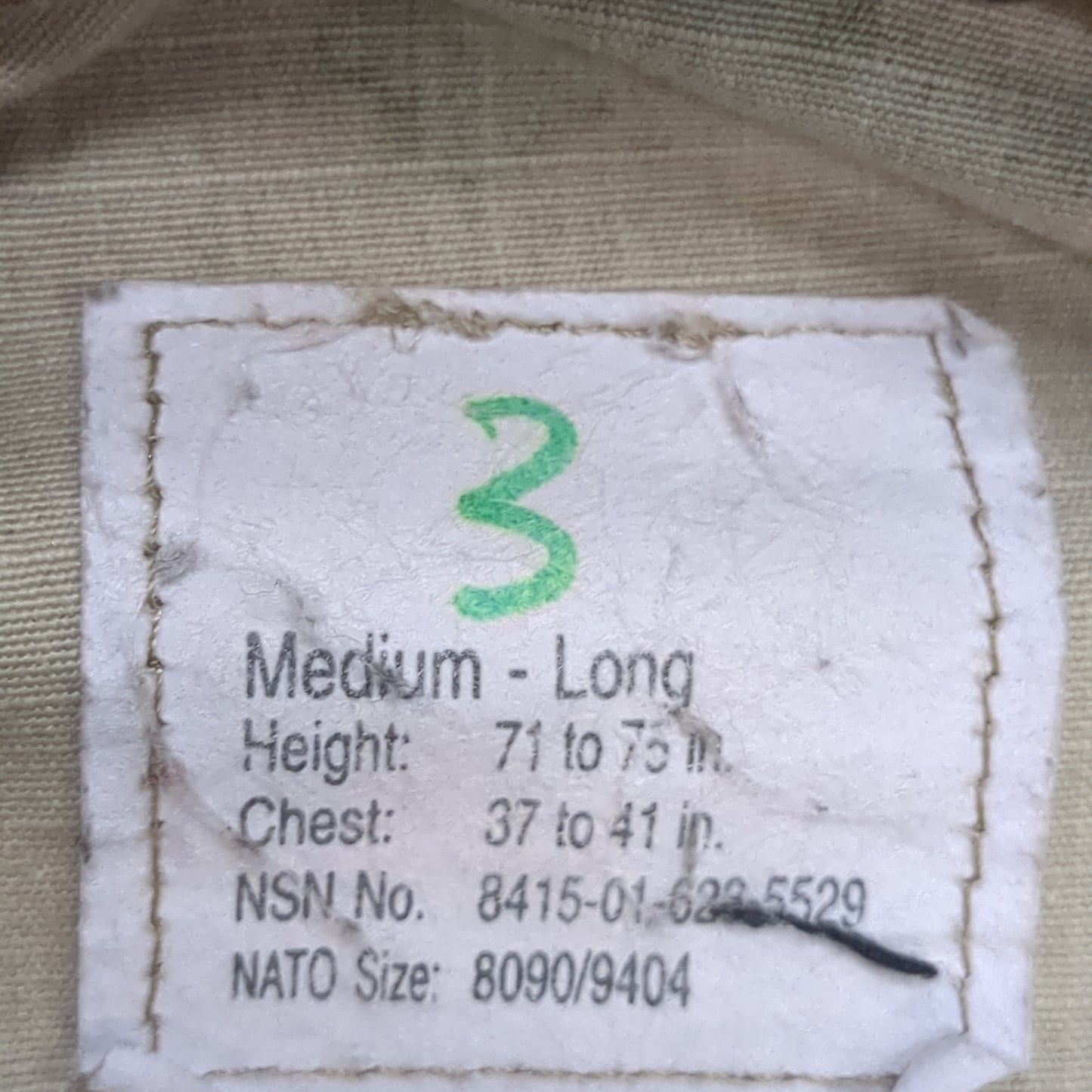 US Army MEDIUM LONG Uniform Top OCP Pattern Good Condition (18o db5-2)