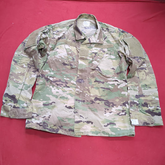 US Army MEDIUM LONG Uniform Top OCP Pattern Good Condition (18o db5-6)