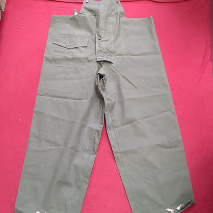 RARE MINT CONDITION Large World War II US Navy FOUL WEATHER TROUSERS Pants (28o da04-12)