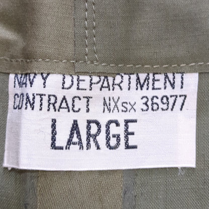 RARE MINT CONDITION Large World War II US Navy FOUL WEATHER TROUSERS Pants (28o da04-12)