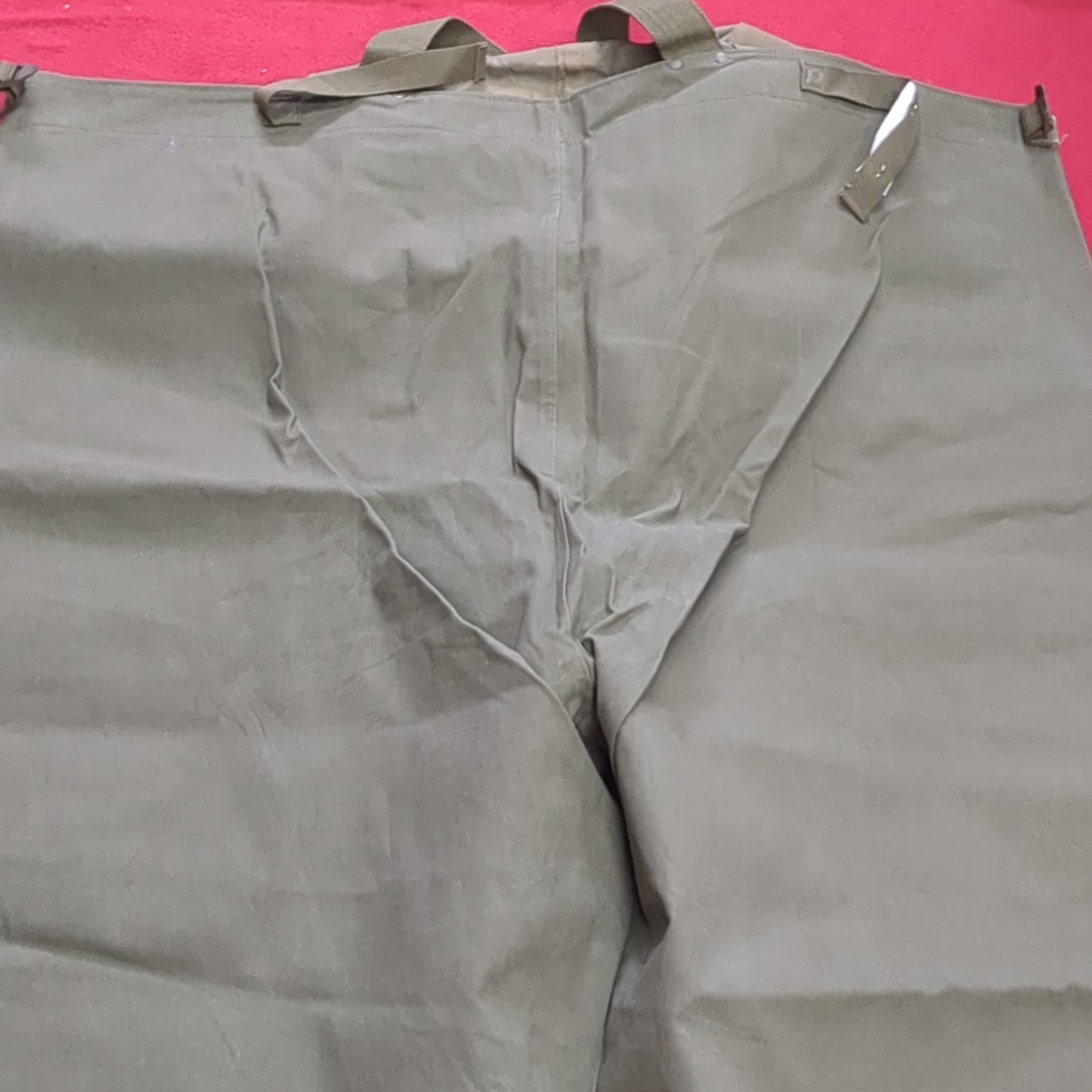 RARE MINT CONDITION Large World War II US Navy FOUL WEATHER TROUSERS Pants (28o da04-12)