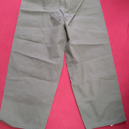 RARE MINT CONDITION Large World War II US Navy FOUL WEATHER TROUSERS Pants (28o da04-12)