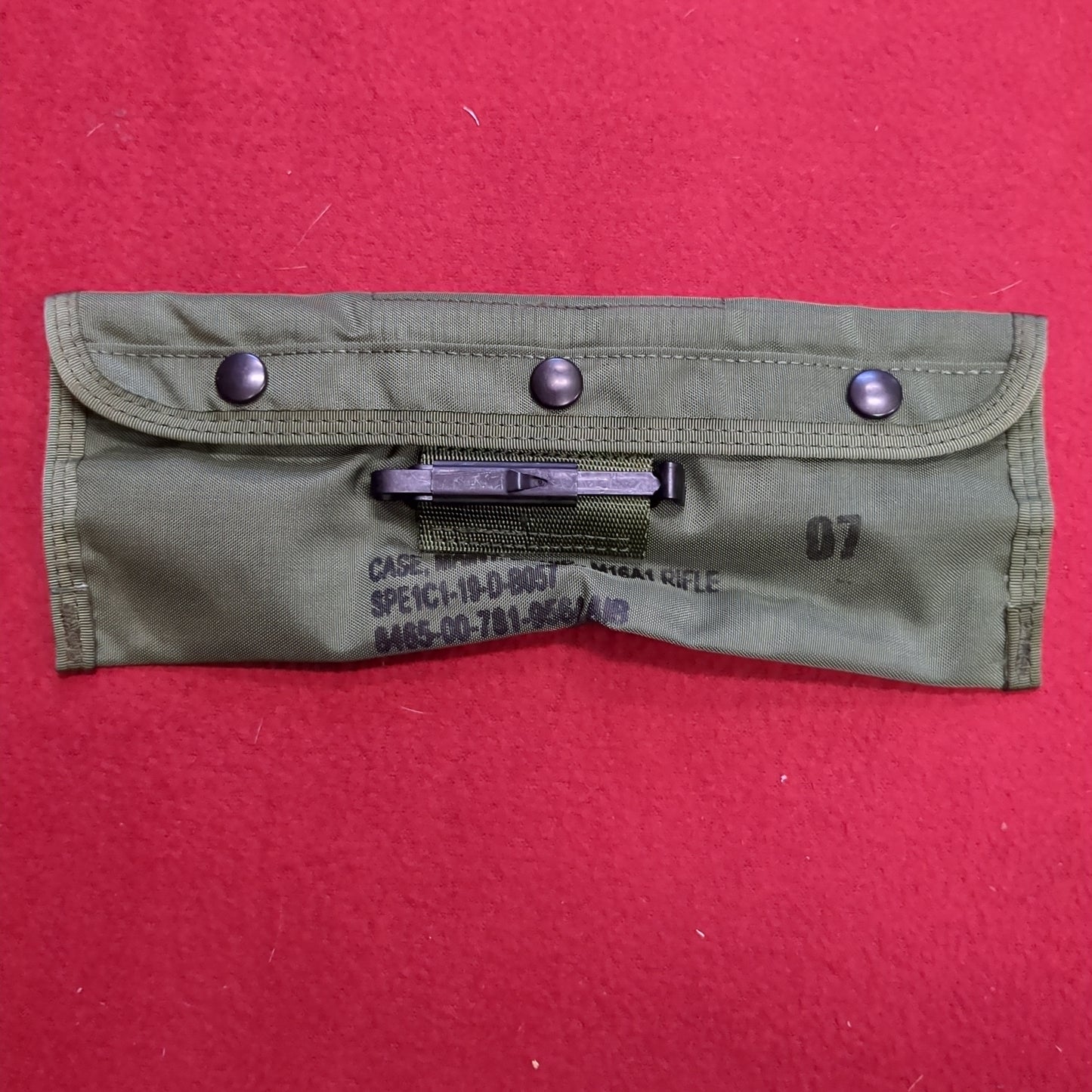'- Lot of 2 -  US Army Weapons Cleaning Case Small Maintenance Equipment Pouch (25o- da03-MH288)
