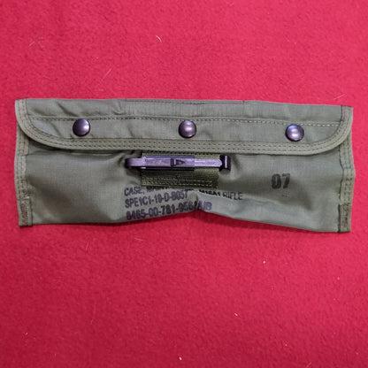 '- Lot of 2 -  US Army Weapons Cleaning Case Small Maintenance Equipment Pouch (25o- da03-MH288)