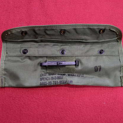 '- Lot of 2 -  US Army Weapons Cleaning Case Small Maintenance Equipment Pouch (25o- da03-MH288)