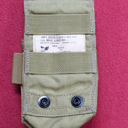 US Army Single Magazine Pouch Molle Good Condition (DCL da6-29)