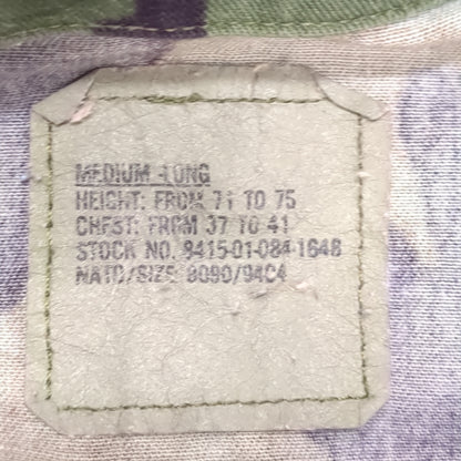 US Air Force Medium Long BDU Woodland Top Jacket Good Condition (DC01-i)