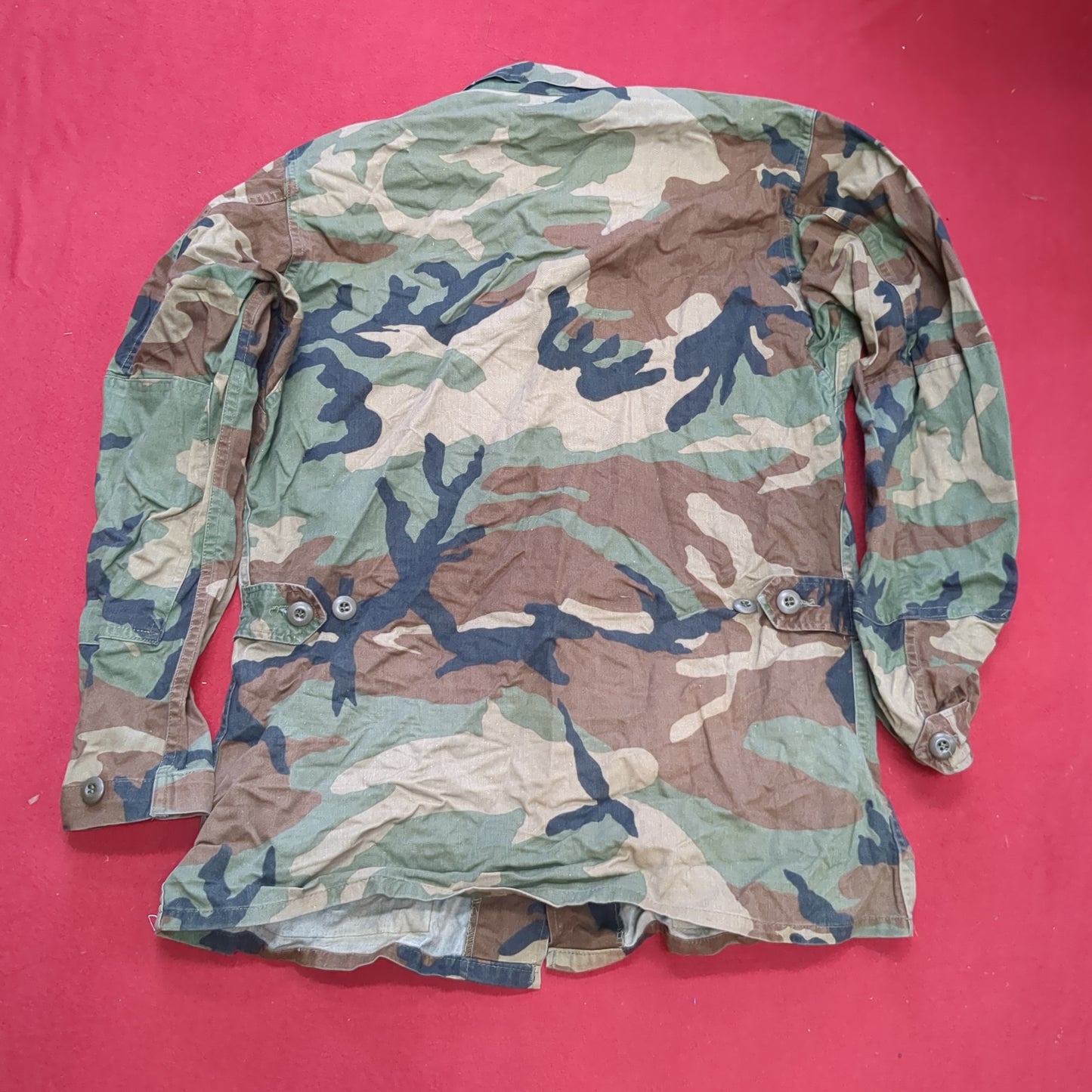 US Army Small Regular BDU Woodland Cold Weather Top Jacket (a03 DC01-O)