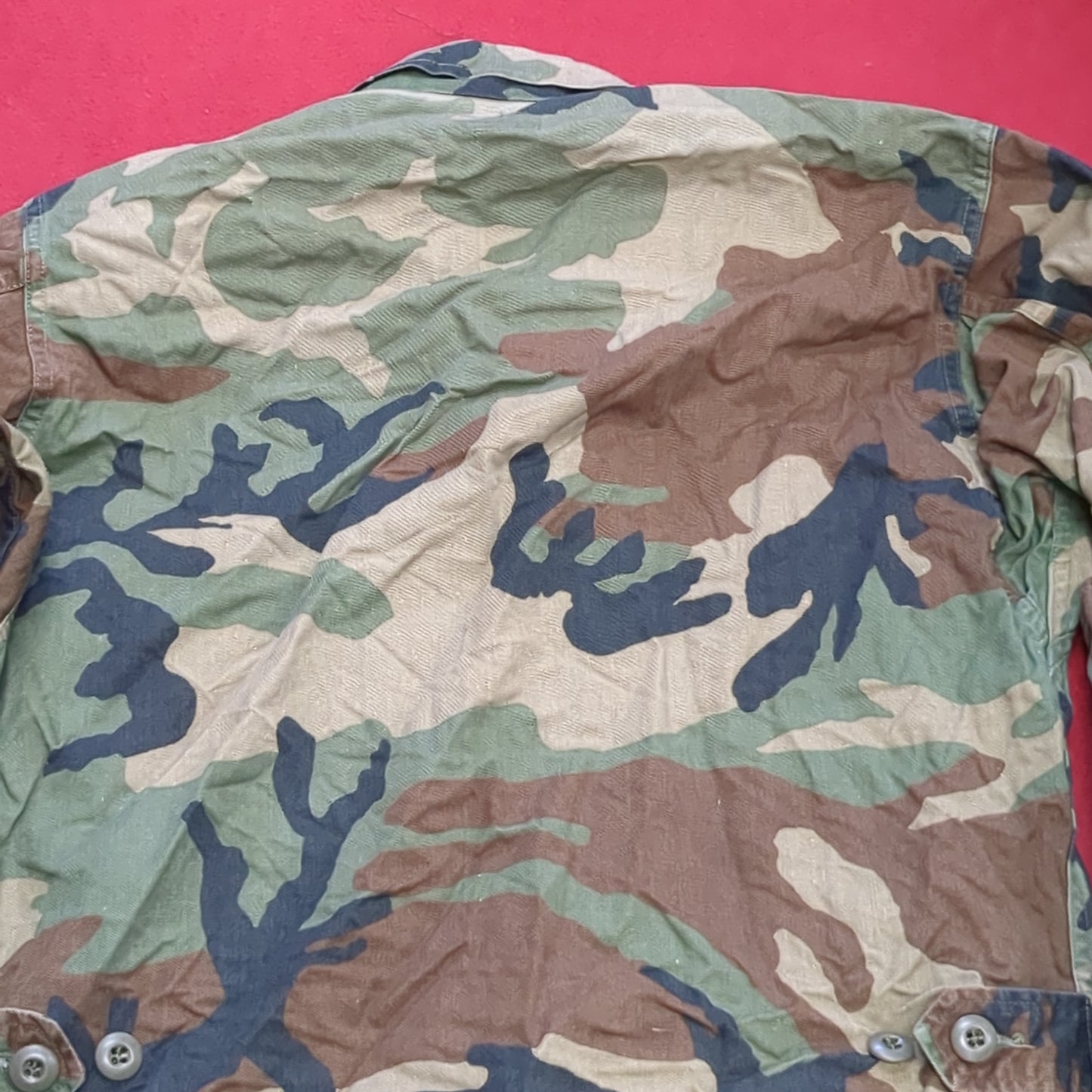 US Army Small Regular BDU Woodland Cold Weather Top Jacket (a03 DC01-O)