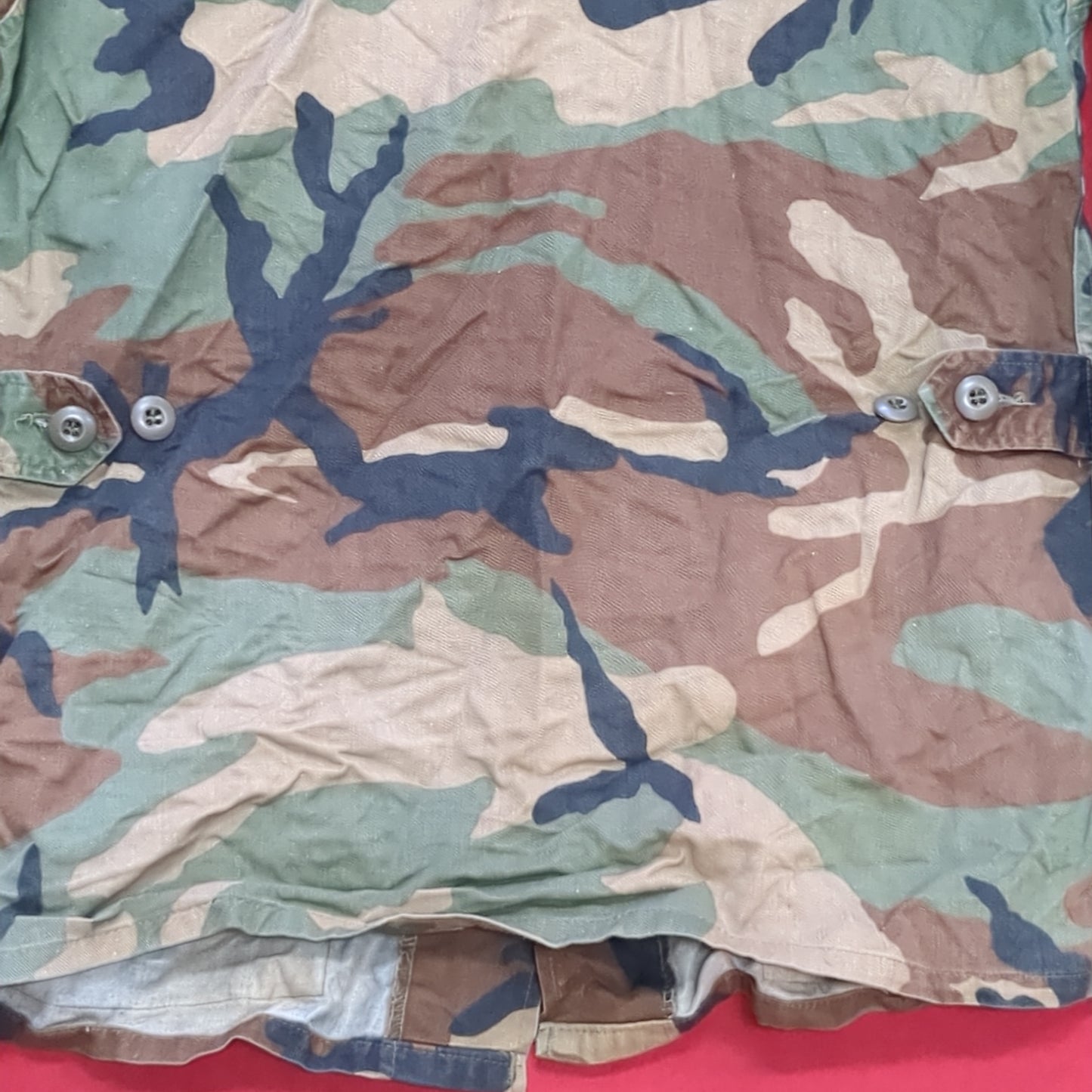 US Army Small Regular BDU Woodland Cold Weather Top Jacket (a03 DC01-O)