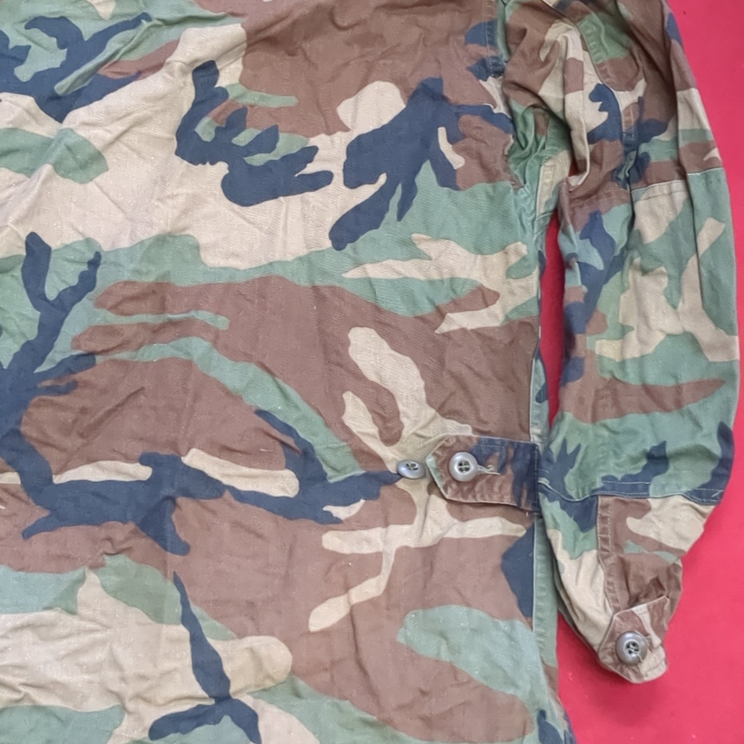 US Army Small Regular BDU Woodland Cold Weather Top Jacket (a03 DC01-O)