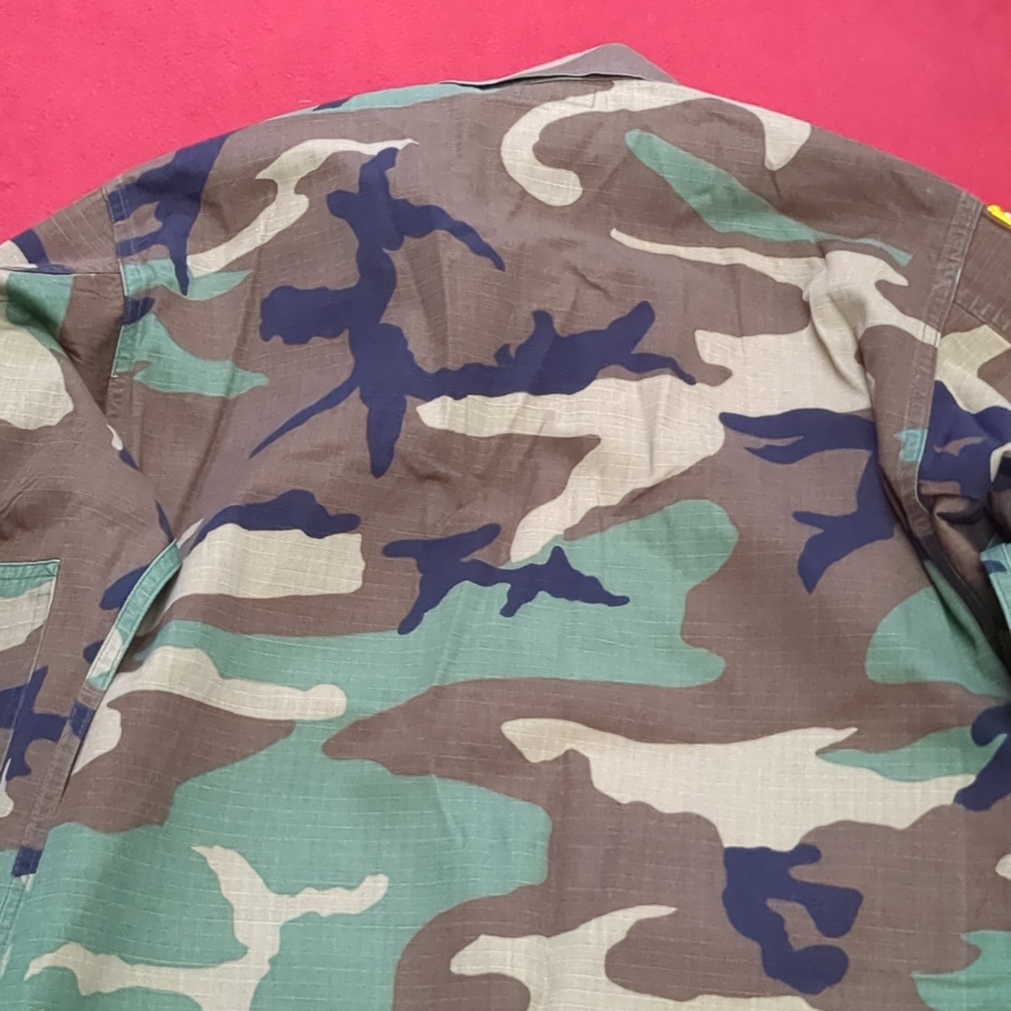 US Army Small Regular BDU Woodland Cold Weather Top Jacket Good Condition (a03 DC01-G)
