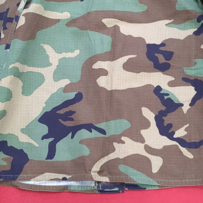 US Army Small Regular BDU Woodland Cold Weather Top Jacket Good Condition (a03 DC01-G)