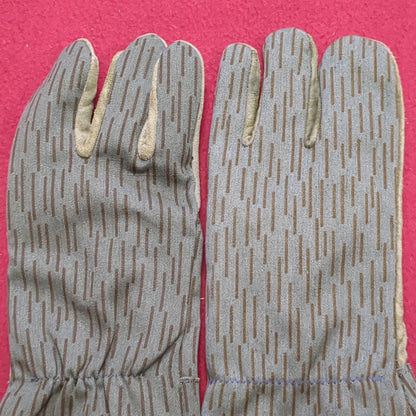 East German Stricktarn Leather Work Gloves Sz 1 Men’s Good Condition (a08 DC3-O)