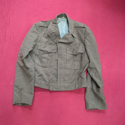 WWII 1952 38L IKE M-1950 Jacket, Field, Wool OD Excellent condition (a08 DC3-L)