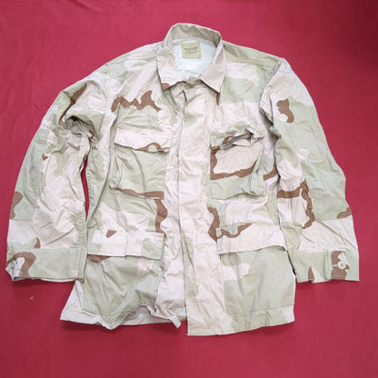 Medium Short DCU Desert Camo Top Jacket Uniform Excellent condition (a08 DC3-U)