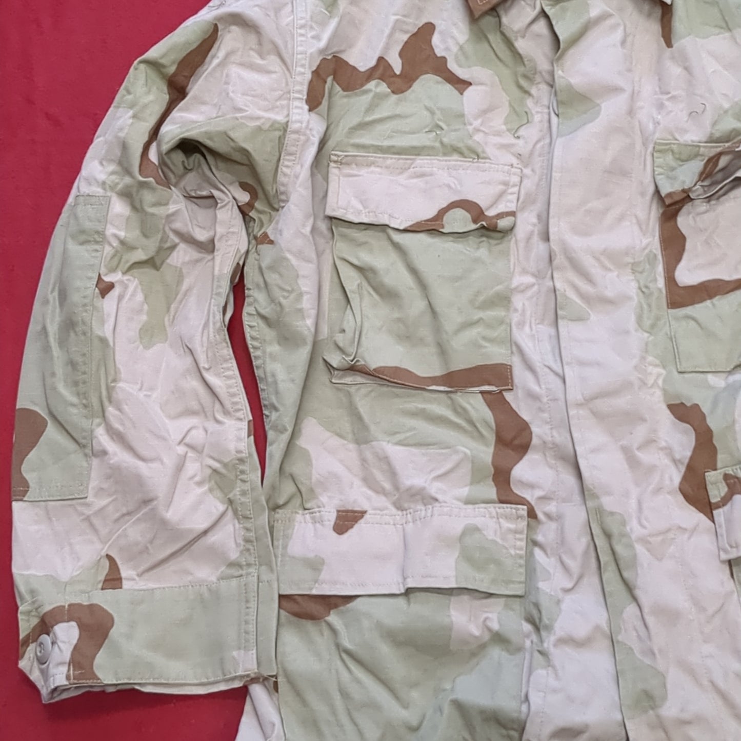 Medium Short DCU Desert Camo Top Jacket Uniform Excellent condition (a08 DC3-U)