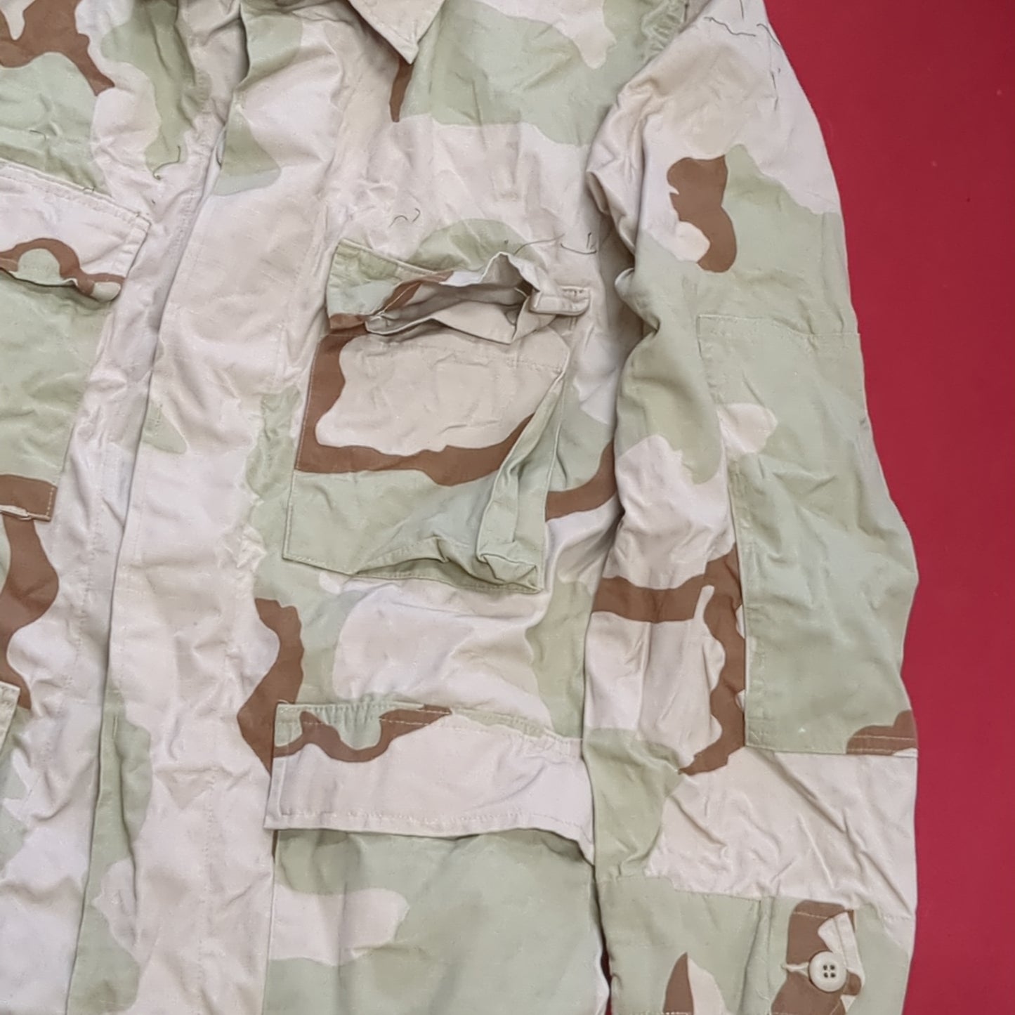 Medium Short DCU Desert Camo Top Jacket Uniform Excellent condition (a08 DC3-U)