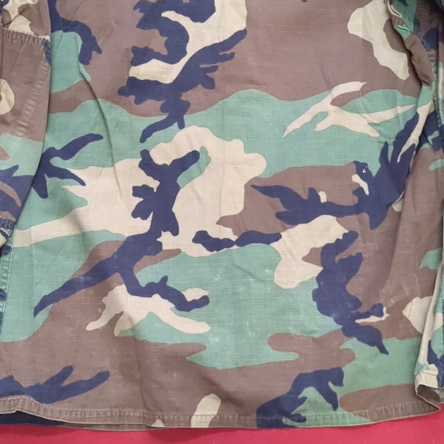 US Army Medium Regular BDU Woodland Top Jacket Used  (a10 DC4-y)