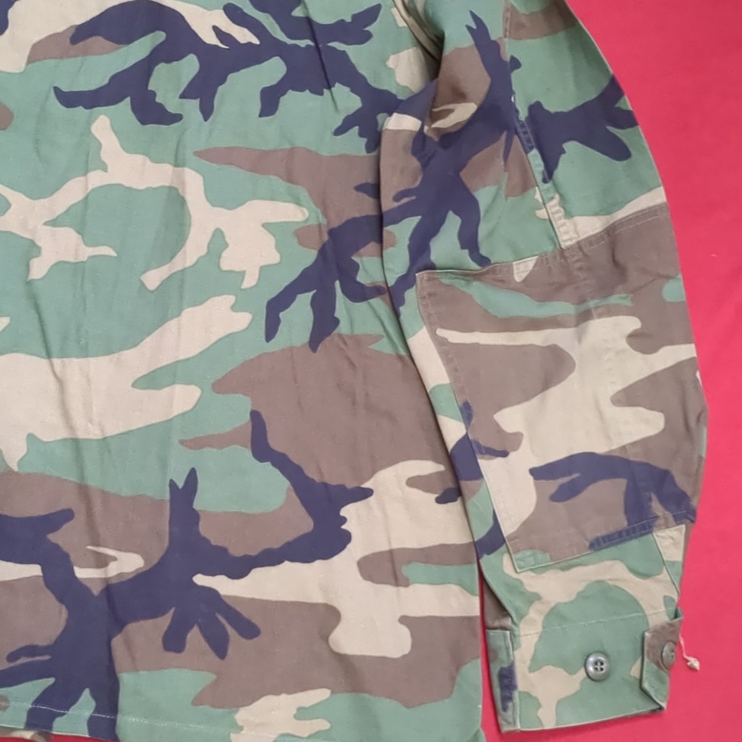 US Army Medium Regular BDU Woodland Top Jacket Used  (a10 DC4-K)