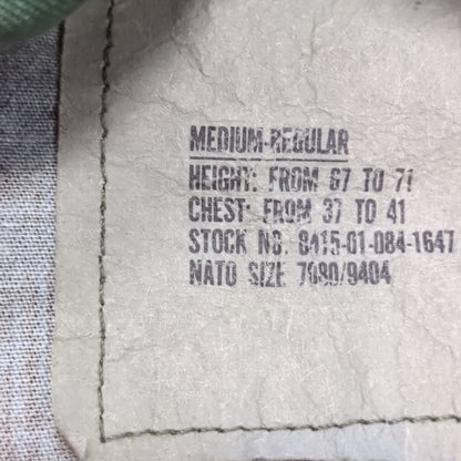 US Army Medium Regular BDU Woodland Top Jacket Excellent Condition (a10 DC4-x)