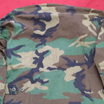 US Army Medium Regular BDU Woodland Top Jacket Excellent Condition (a10x)