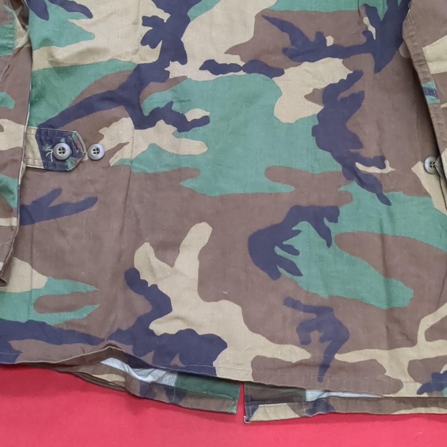 US Army Medium Regular BDU Woodland Top Jacket Excellent Condition (a10 DC4-x)