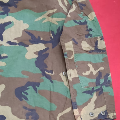US Army Medium Regular BDU Woodland Top Jacket Excellent Condition (a10 DC4-x)