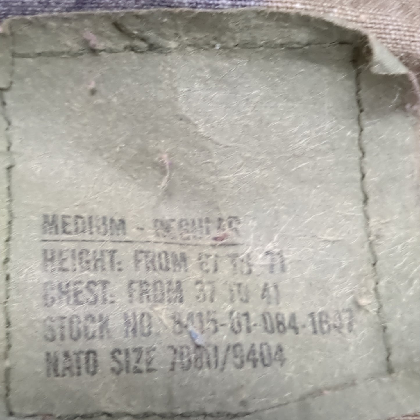 US Army Medium Regular BDU Woodland Top Jacket Used (a10 DC4-E)