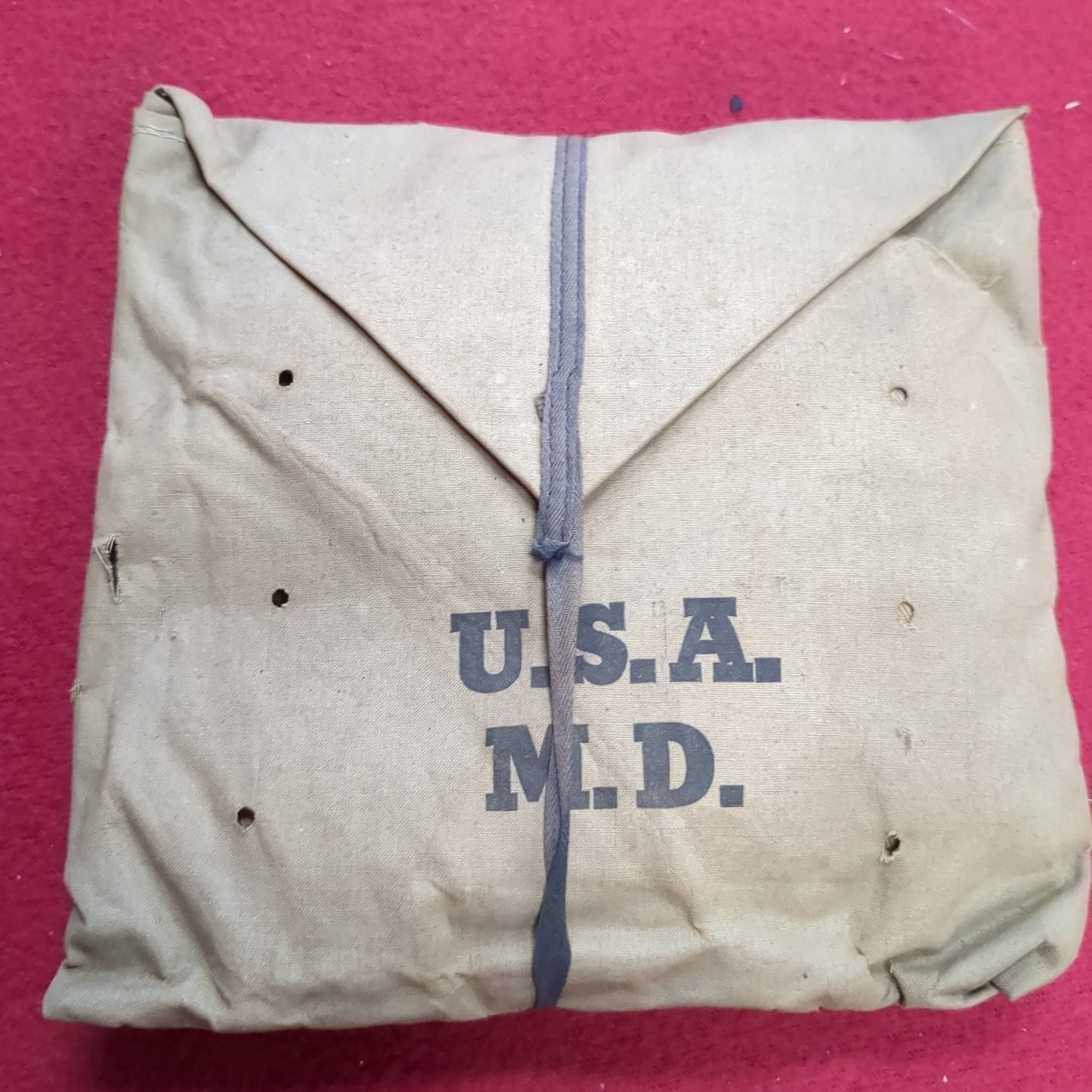 Vintage WWII US Military Kemi-Therm Field Heating Pad (A13 db7-g)