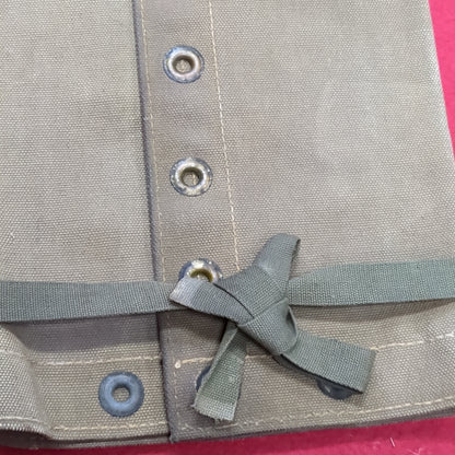 USED WWII Fungus Proofed Type 1 Accessory R.I.A 1945 with Brass Grommets and Cotton Straps (A13- db7-C105)